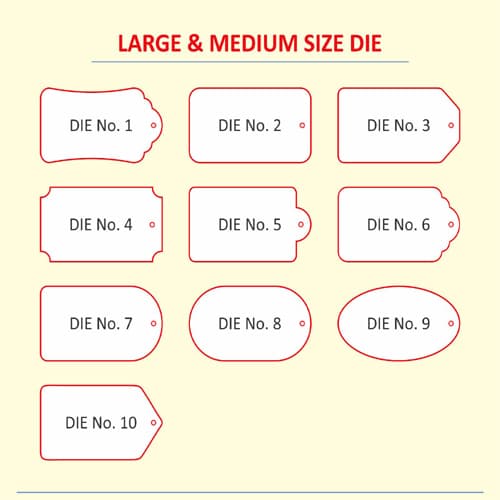 Matt Lamination Hang Tags – Premium 350 GSM Custom Die-Cut Tags - Image 2