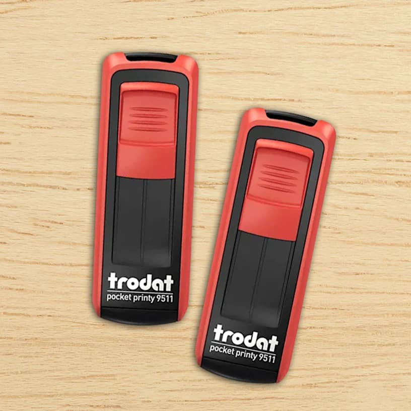 Pocket Stamps (Compact Portable Rubber Stamp)