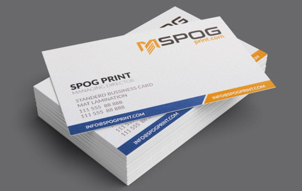 Without Lamination Small Visiting Card - Image 1