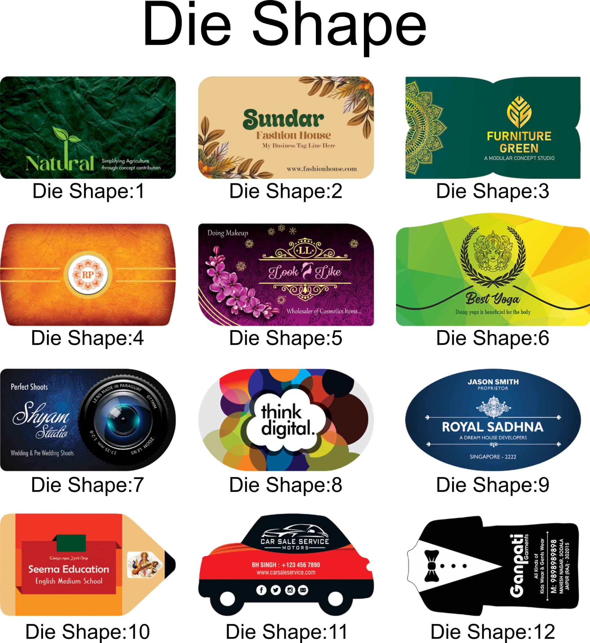 500 GSM Matt Visiting Card - Image 4