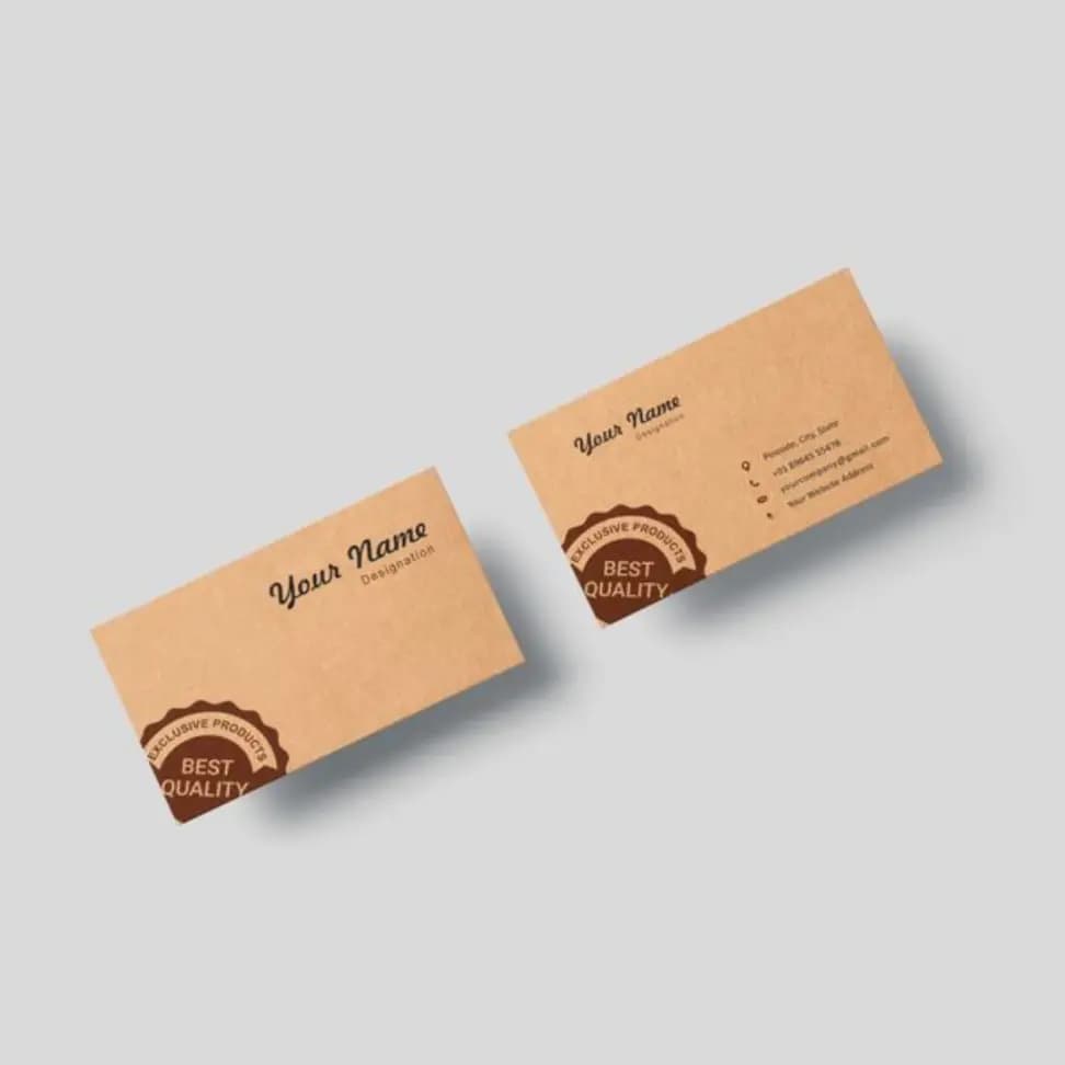 800 GSM Craft Sheet Visiting Card - Image 5