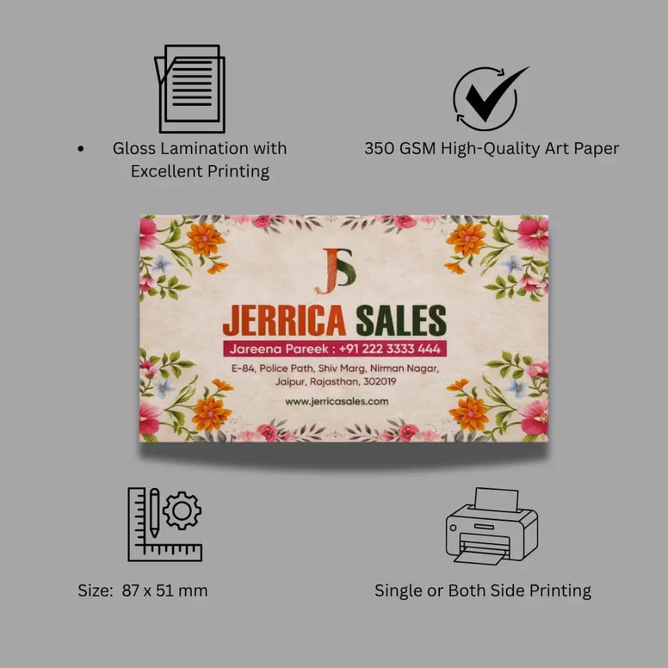 Gloss Lamination Visiting Card - Image 4