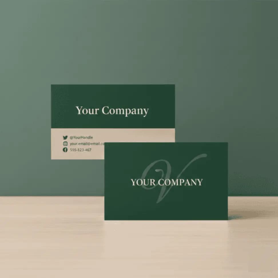 Without Lamination Small Visiting Card - Image 2