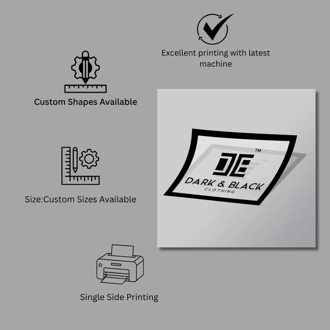 Transparent Gumming Stickers & Labels - Image 5
