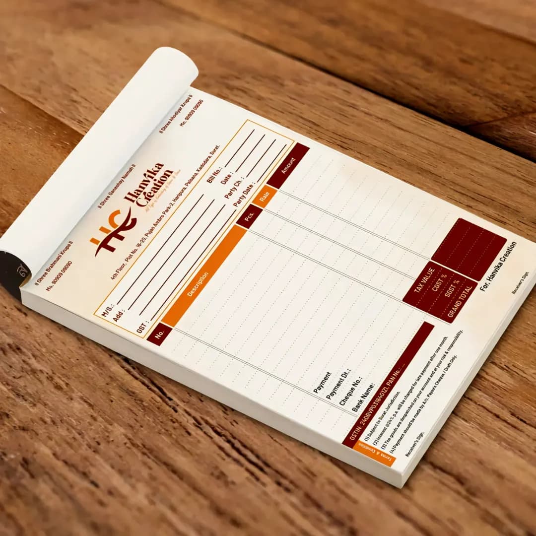 Bill Book - Image 1