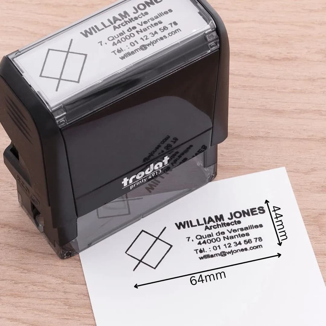 Self-Inking Stamps - 64 mm x 44 mm - Image 4