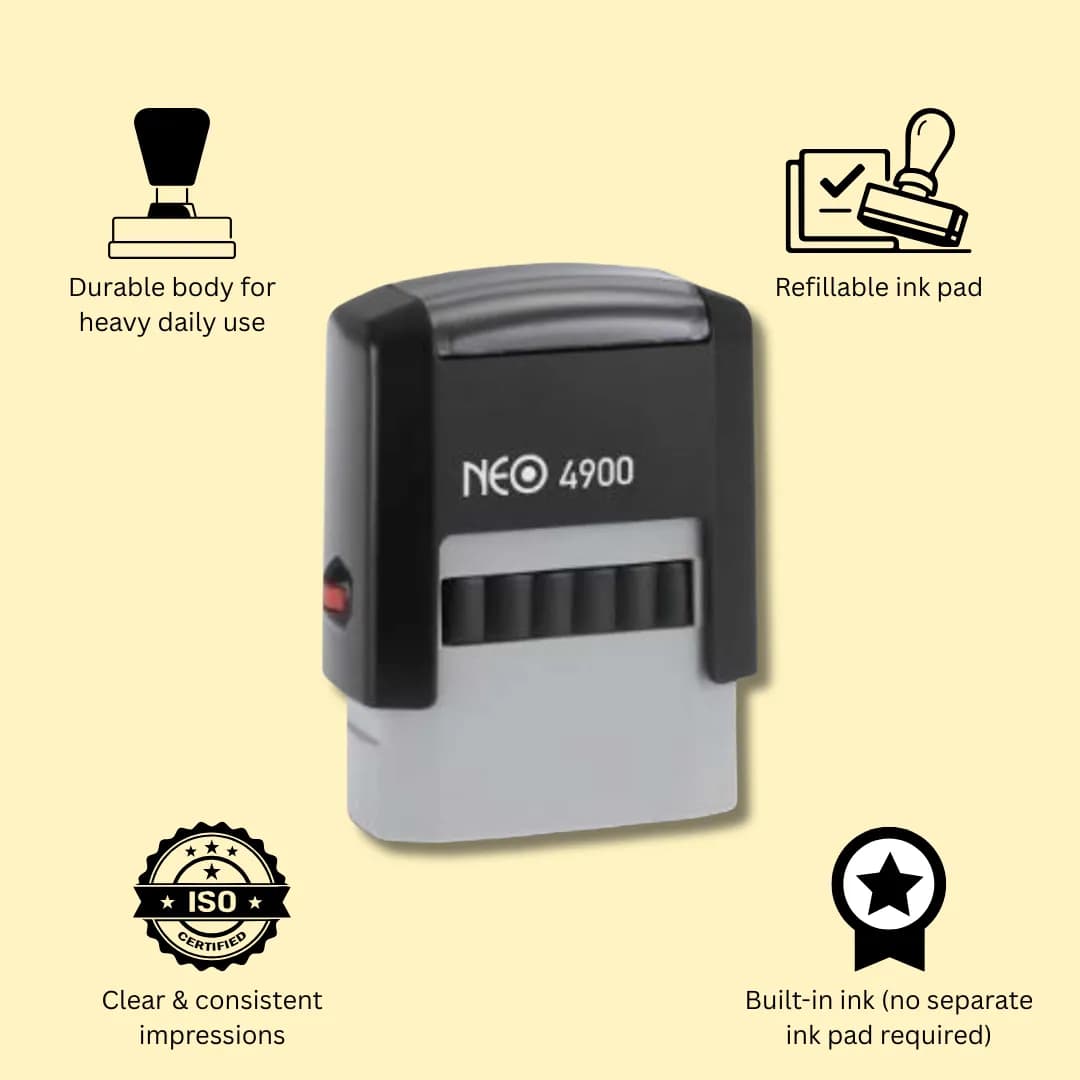 Self-Inking Stamps - 70 mm × 30 mm - Image 5