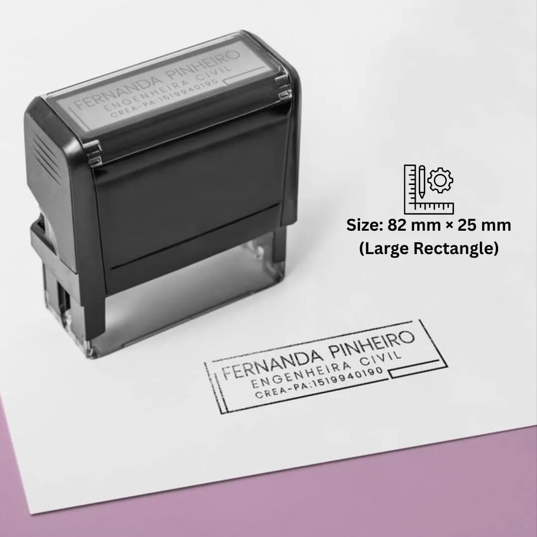  Self-Inking Stamps - 82 mm × 25 mm - Image 2