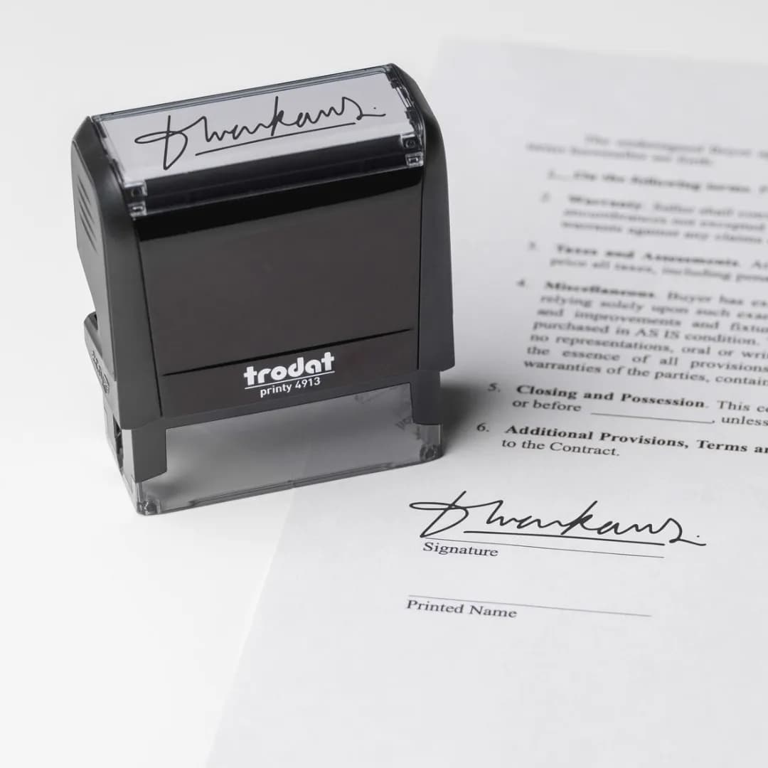  Self-Inking Stamps - 82 mm × 25 mm - Image 3