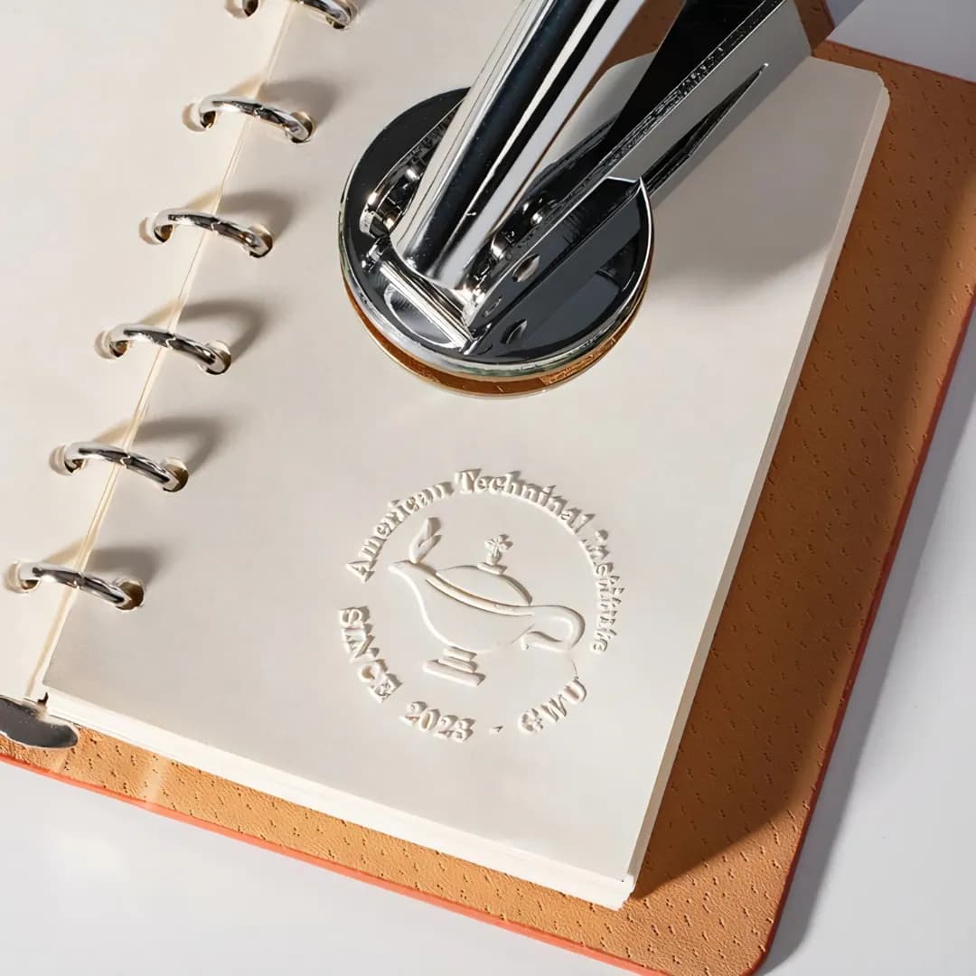 Custom Logo Paper Embosser – 41 mm Diameter - Image 1