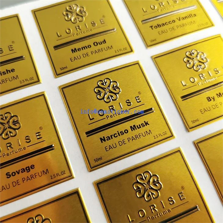 Gold Foil Stickers & Labels