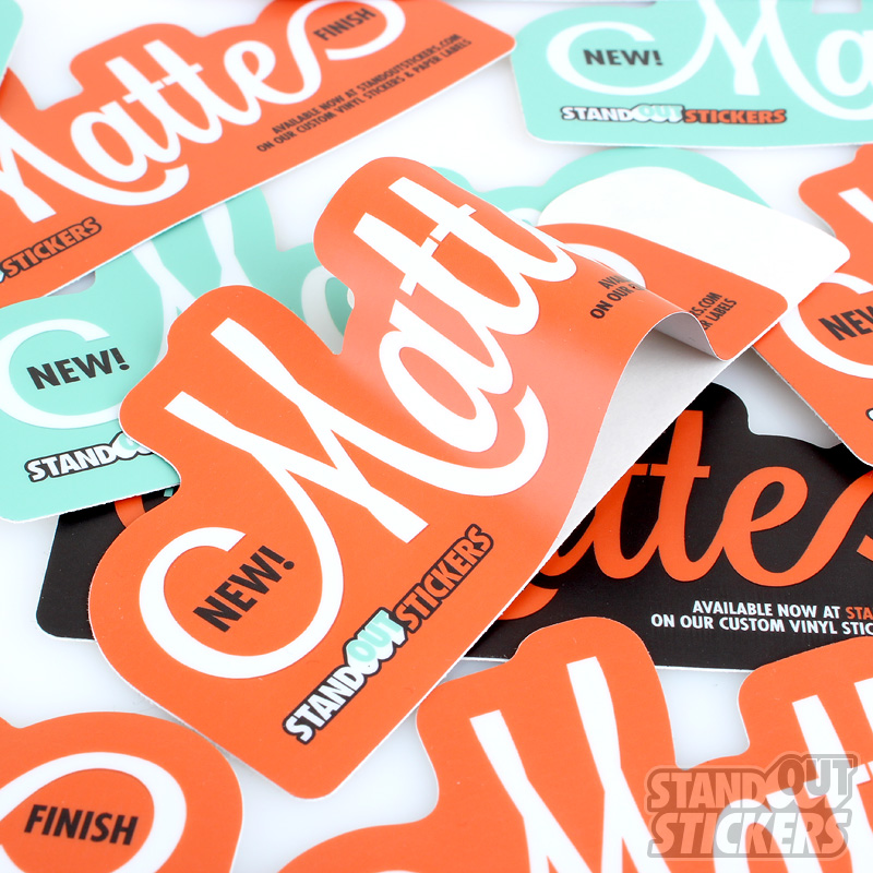 Matte Vinyl Stickers & Labels